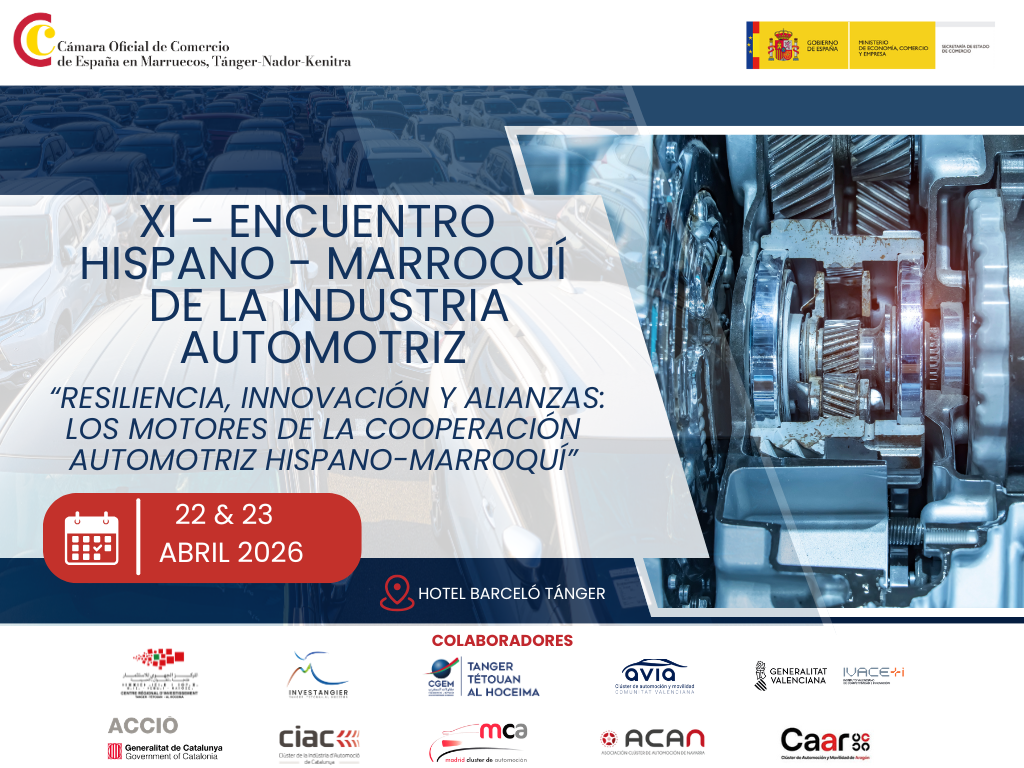 XI Encuentro Hispano-Marroquí de la Industria Automotriz – 22–23 de abril de 2026